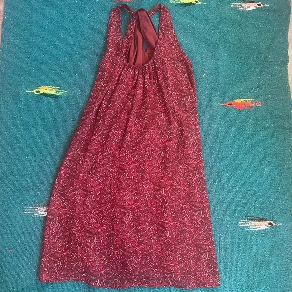 Converse | Dresses | Converse One Star Red Paisley Dress Medium | Poshmark